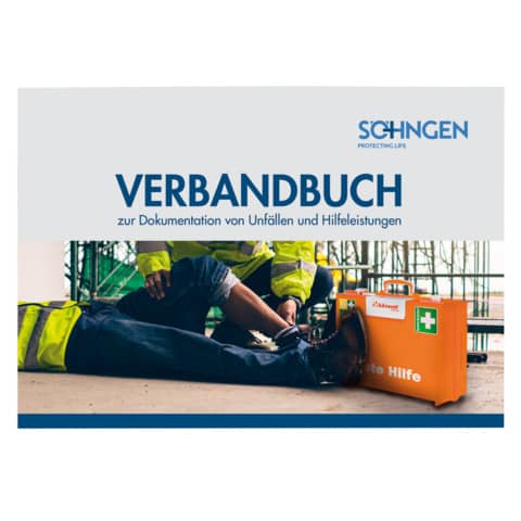 Verbandbuch DIN A5 aluderm+silber 8001008