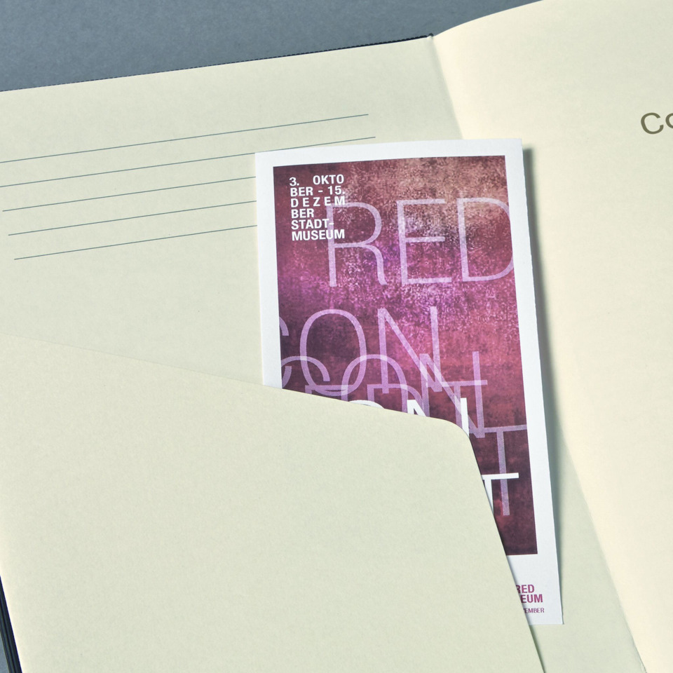 postcard, museum, poster, purple, redemption