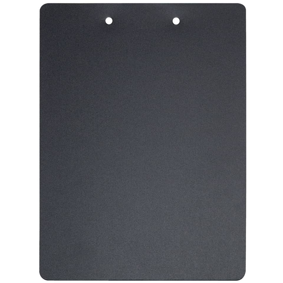 Clipboard, Clipboard board, Metal, Dunkelgrau, Löcher