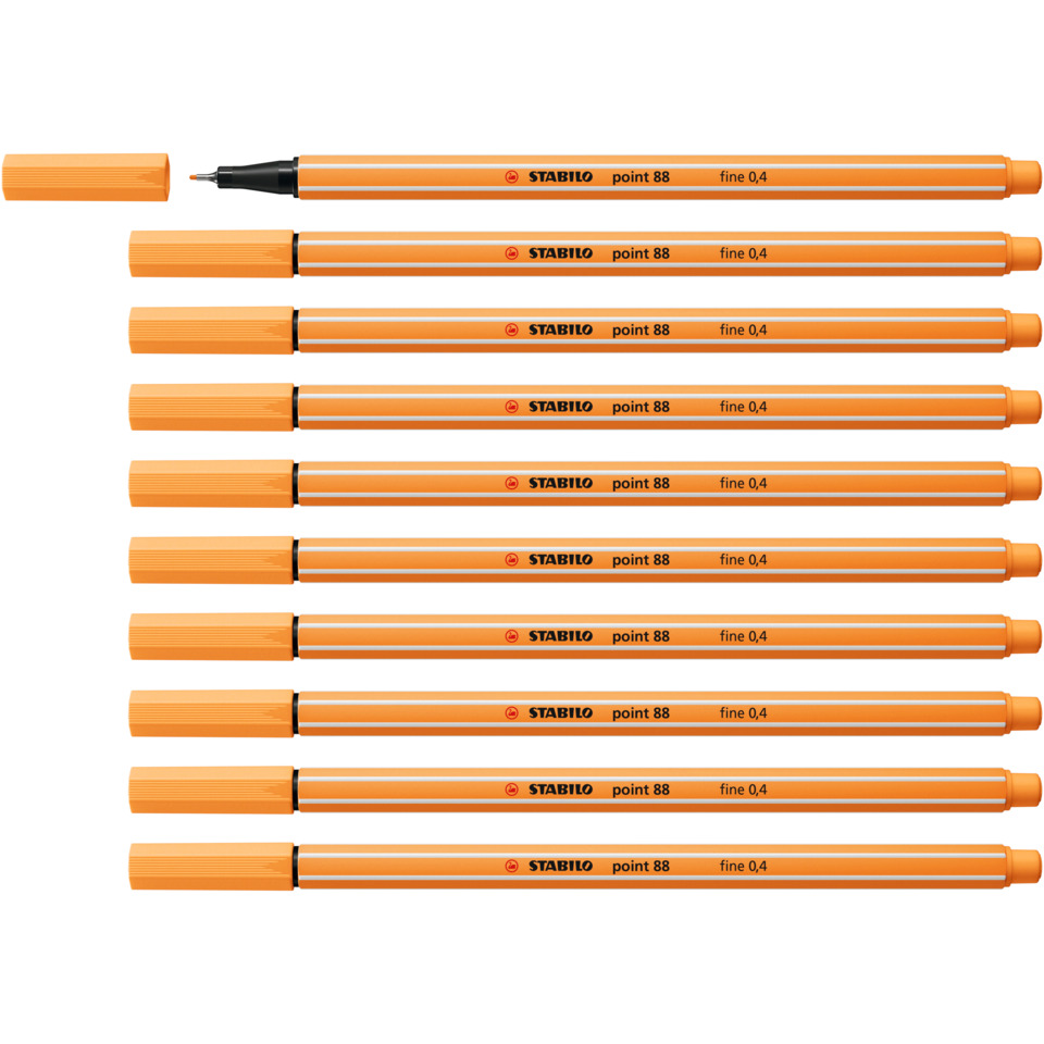 Bleistift, orange, Mechanischer Bleistift, Feine Mine 0,4, Stabilo