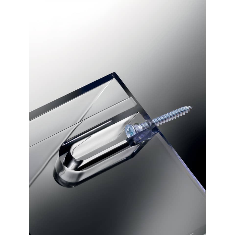 Nadel, Schraube, Dichtung, Glas, Klemmhalter