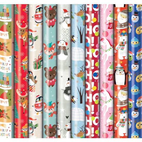 Weihnachts-Geschenkpapierrolle Präsenta Kinder, 2mx70cm ZÖWIE 33003 555224