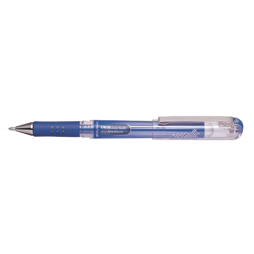 ballpoint, blau, metallisch, nachfüllbar, kugelschreiber