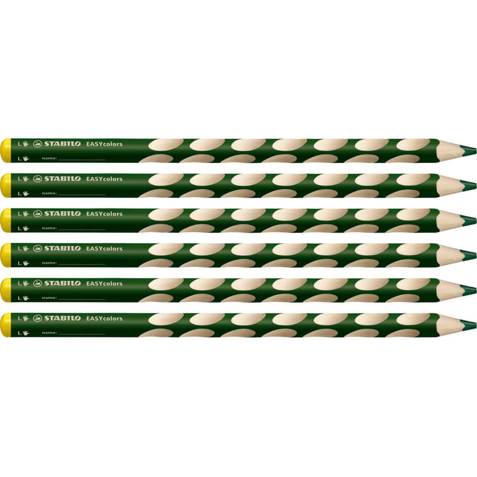 Bleistifte, Buntstifte, Holzstifte, Grün, Stabilo