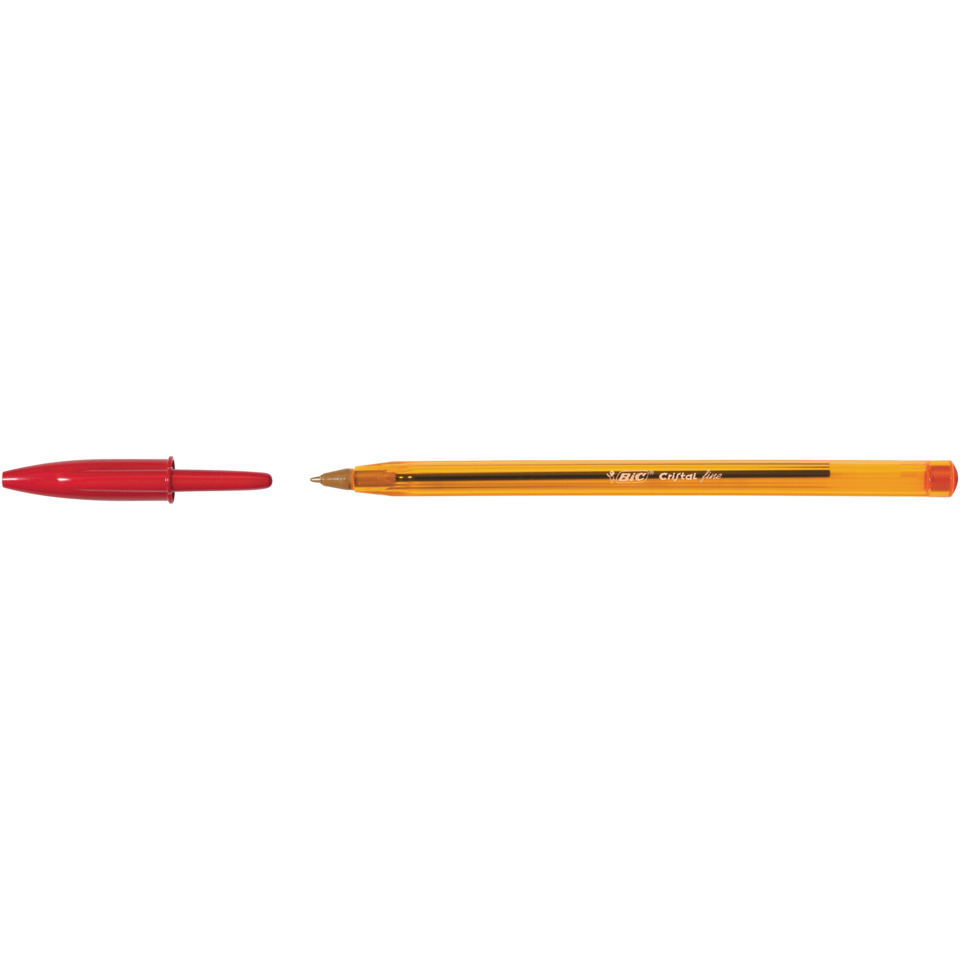 Kugelstift, Kugelschreiber, Rot, Transparent, Gelber Stift?