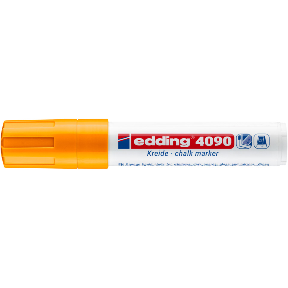 Kreide Marker, Orangene Kappe, Kreidemarker, Marker, Orange