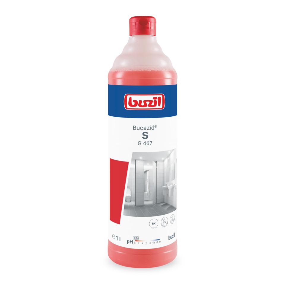 Bucazid S, Hygieneprodukt, Sanitärreiniger, pH-neutral, Flüssigreiniger