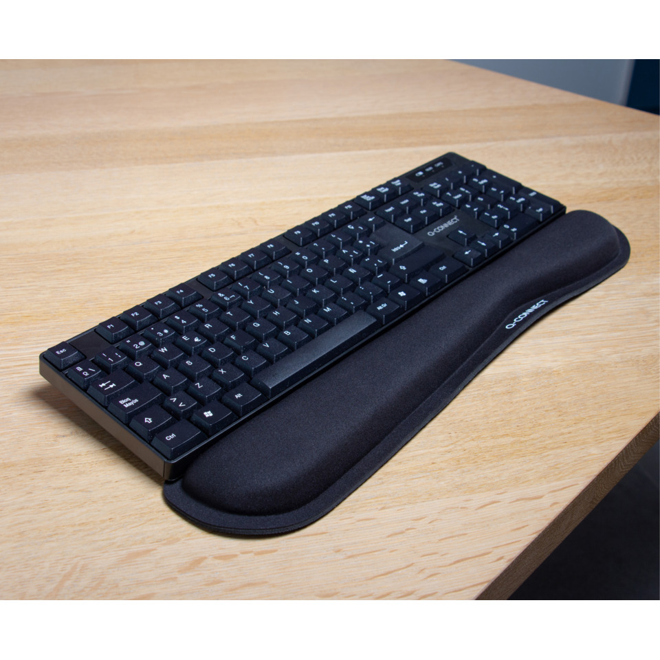 keyboard, wireless, schwarz, ergonomisch, armauflage