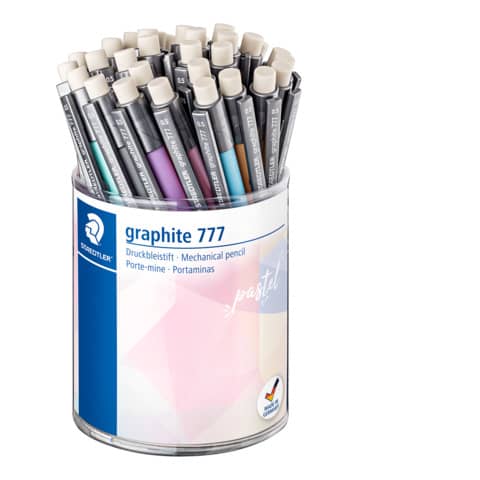 Display Druckbleistift graphite 777, pastell sortiert STAEDTLER 777 KP36PA
