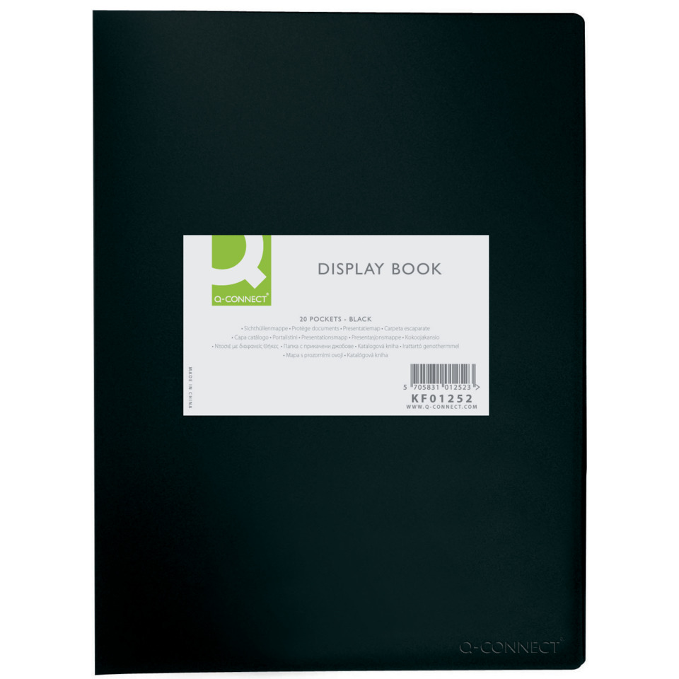 display book, pocket folder, black, portfolio, organization