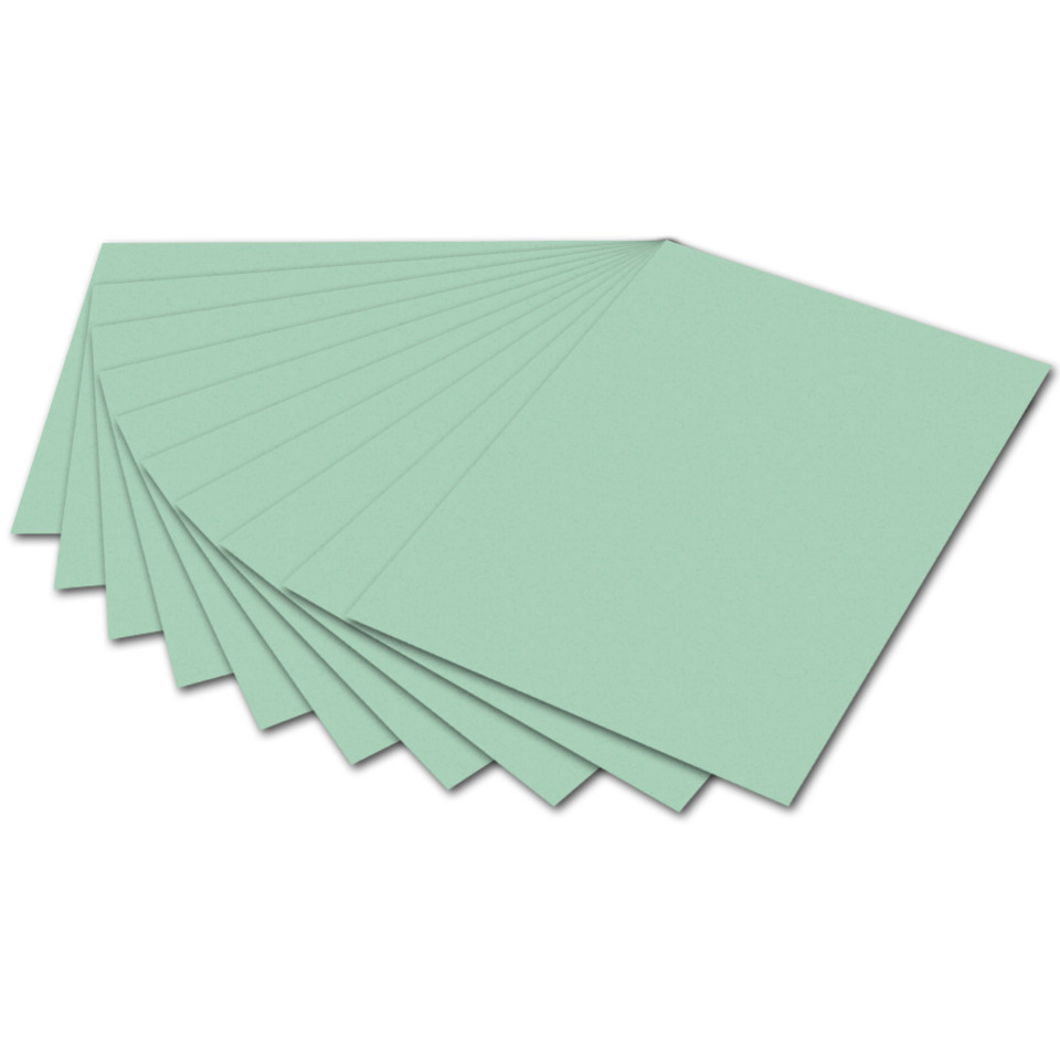 Karte, dünnes Papier, Mintgrün, Farbton, Bögen