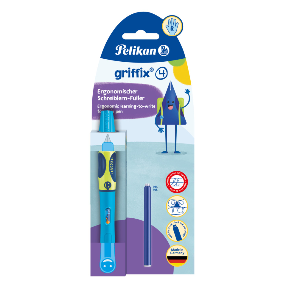 Ergonomischer Stift, Schreiber-Füller, Schulumto, Griffix 4, Schreibset