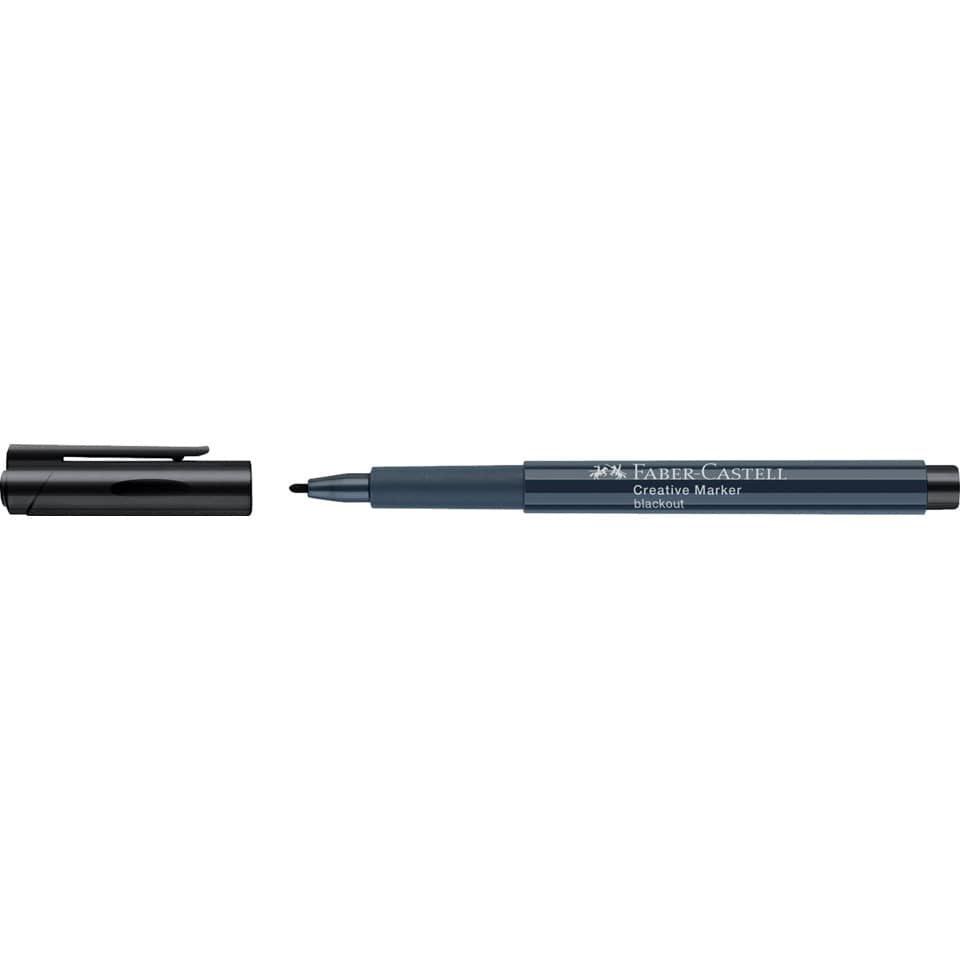 Marker, Creative Marker, Blau-Grau, Feinspitze, Faber-Castell