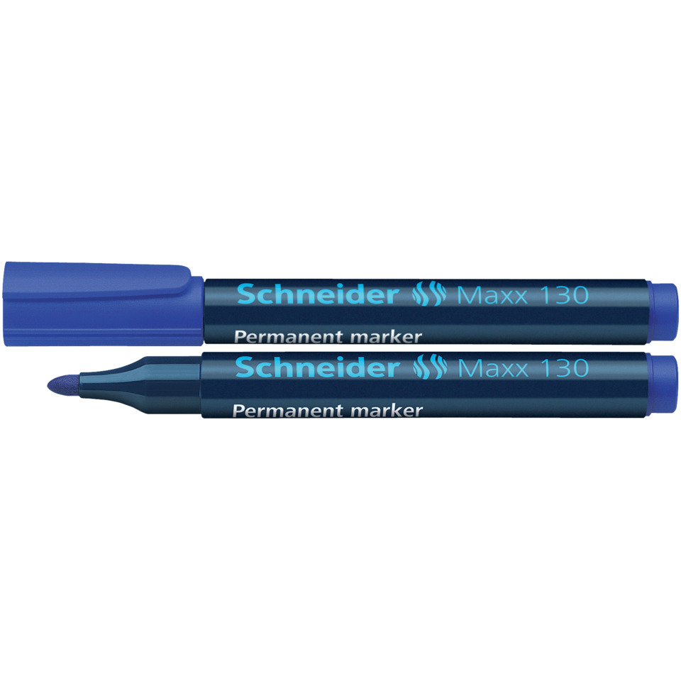 Permanentmarker, Marker, Blauer Marker, Filzstift, Schneider Maxx 130