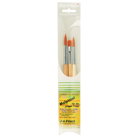 Pinsel-Set Malpinsel junior, 3 Stück DA VINCI GH4234