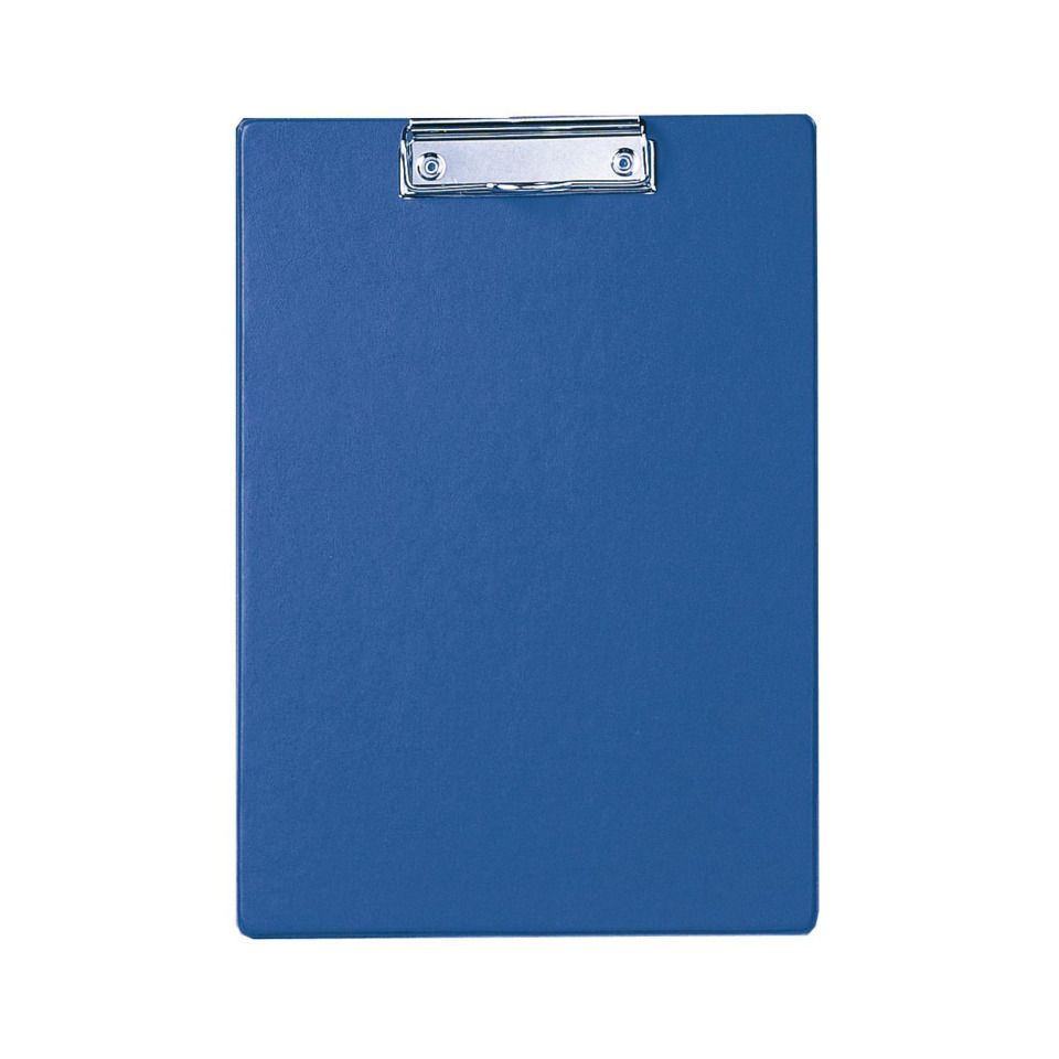 Klemmbrett, Klippe, Blau, Glattes Finish, Kunststoffklemmbrett
