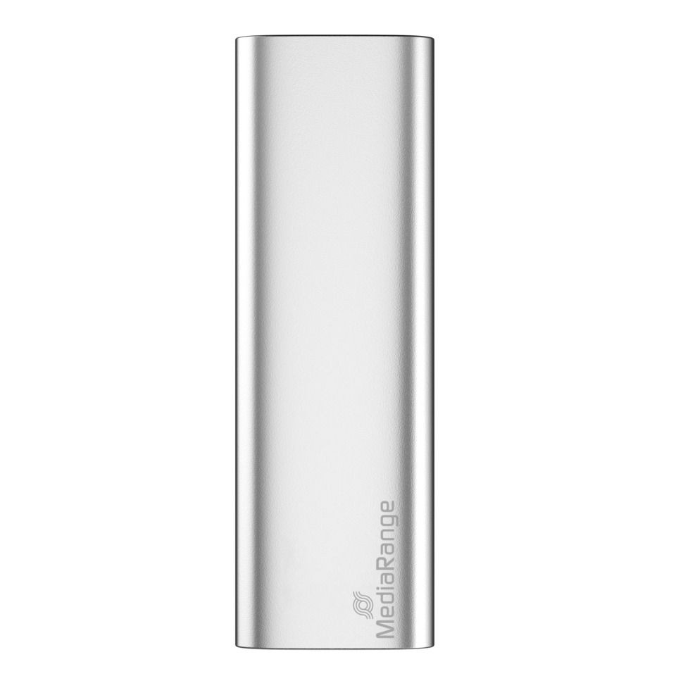 Elektronik, Powerbank, Aluminium, Silber, Vielseitig