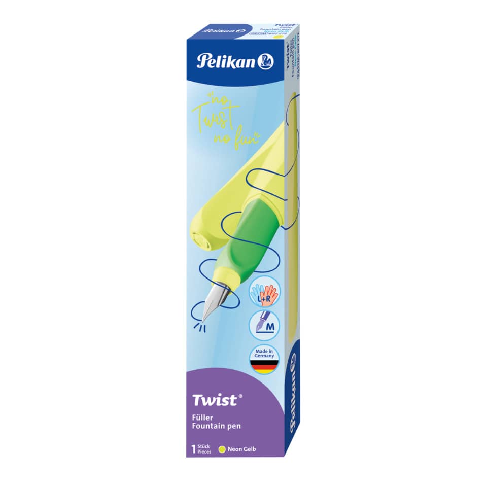 Füllhalter Twist® P457 M, neon gelb PELIKAN 300008769
