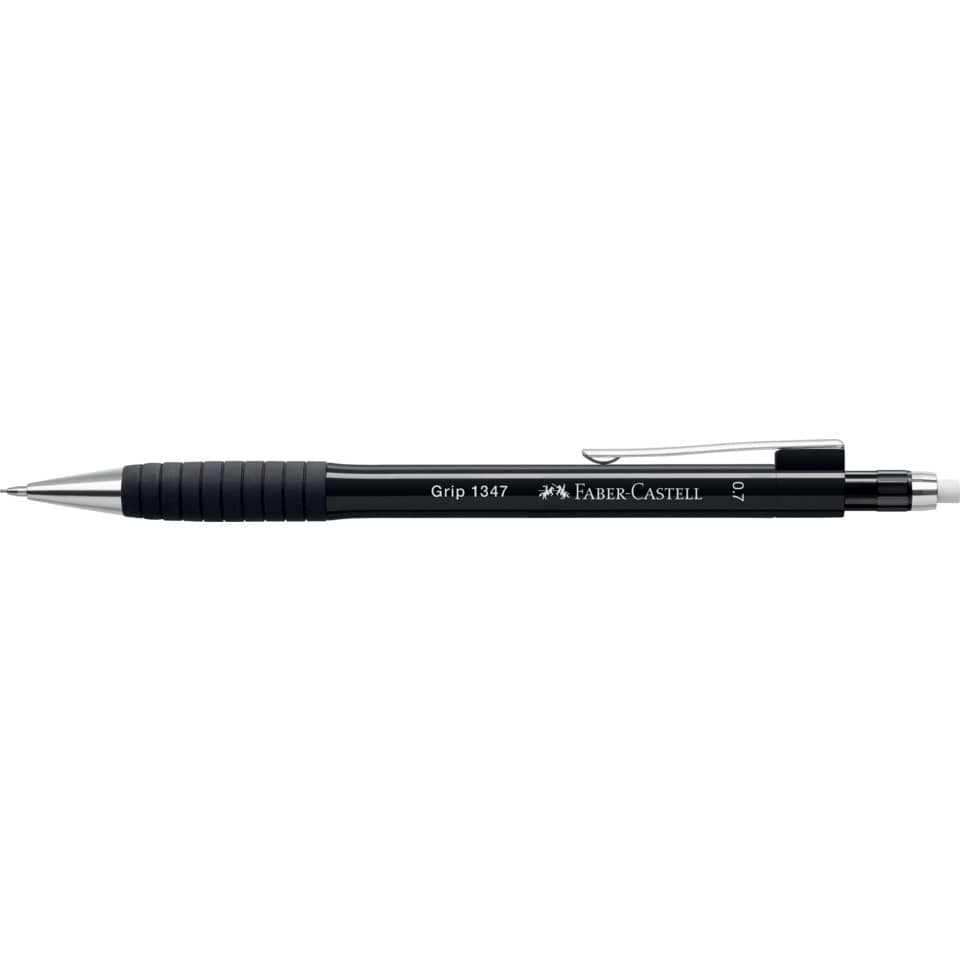 mechanische Bleistift, Griff, Kunststoff/Karbon?, schwarz, Clip