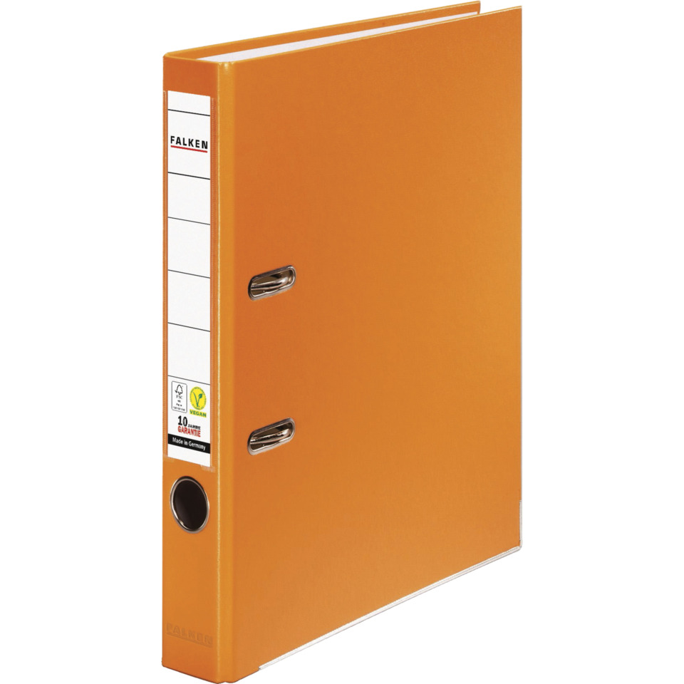 orange binder, zwei-ring binders, Ordner, Ringordner, A4 Ordner, Ordner, Binder, A4, Kunststoff, orange