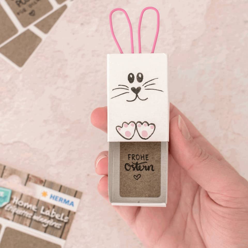 Schachtel, Osterkarte, Hase, Ostern, Kleiner Anhänger