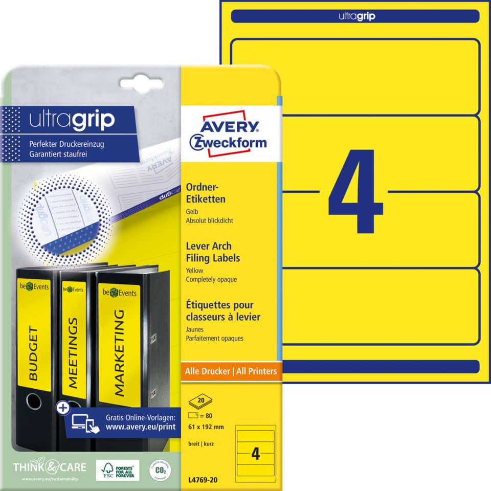 binder, labels, Ordner, gelb, Büro
