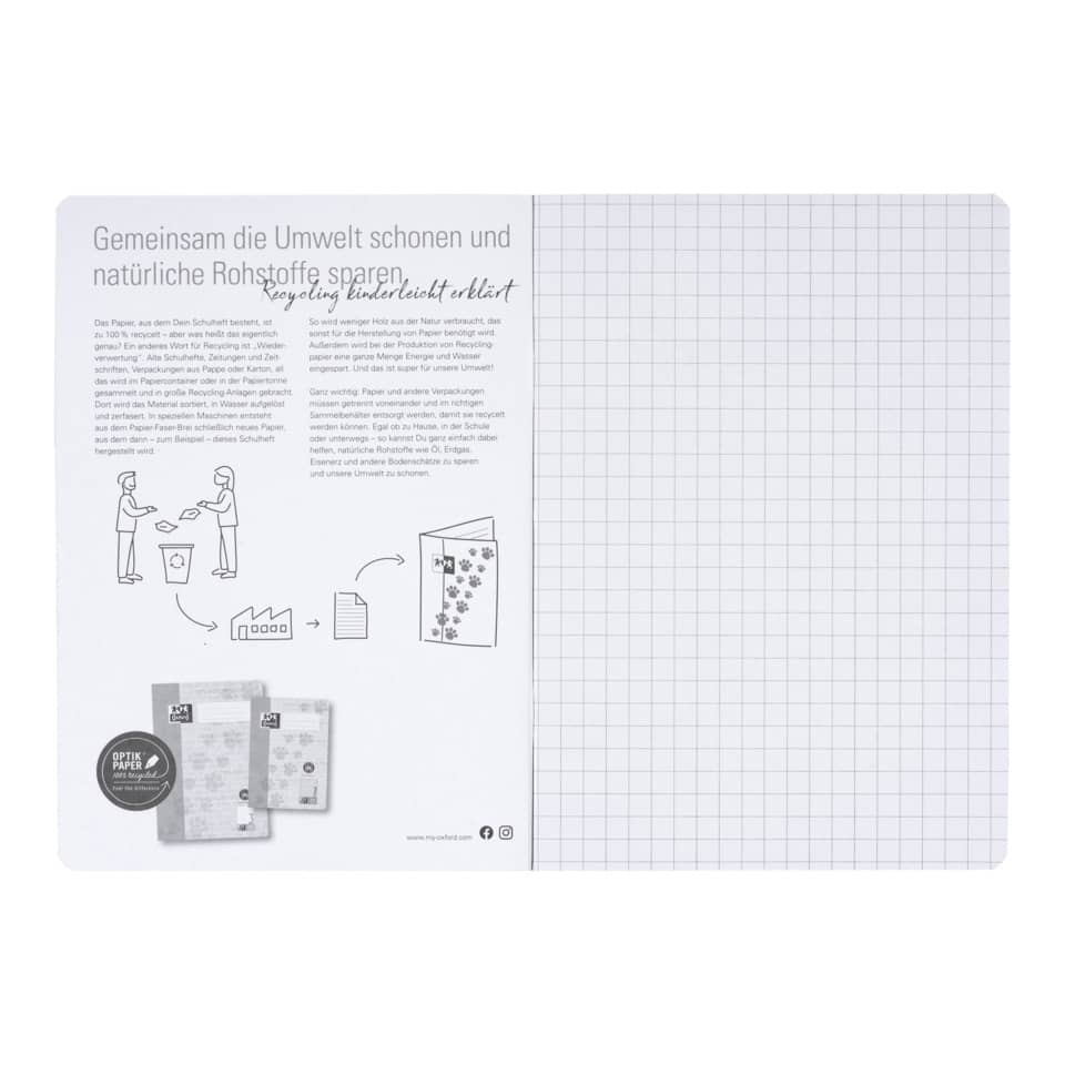 Notizbuch, geometrisches Muster, Linienraster, Papiermenge, Kerntext