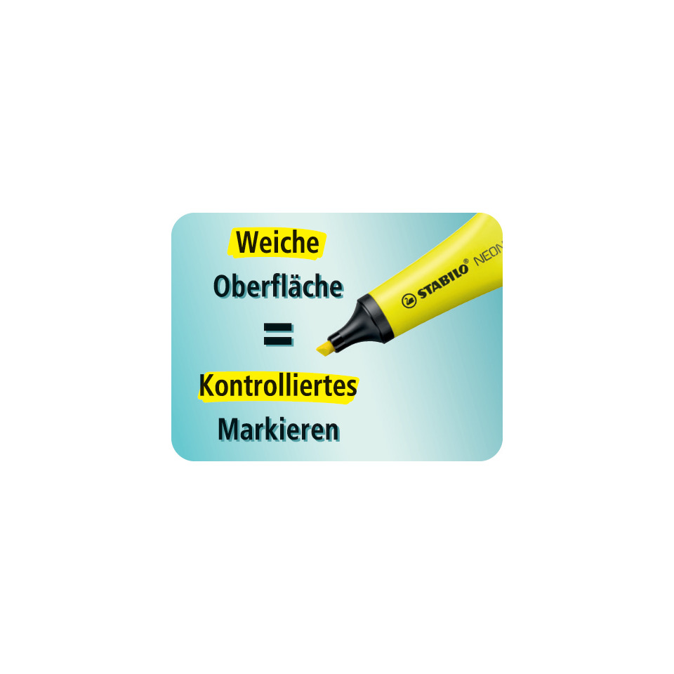 Marker, Hochlighter, Leuchtstift, Gelstift, Stabilo Neon