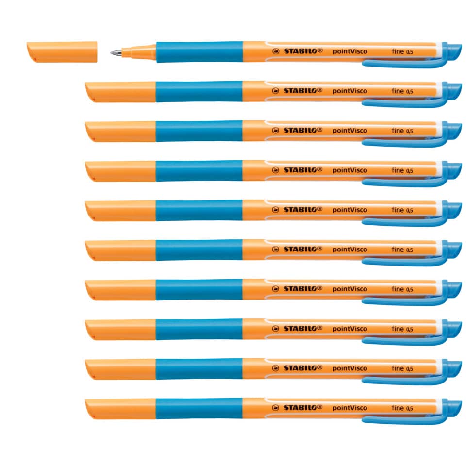 Korrekturmarker, Textmarker, Stabilo PunktVisco, Orange, Blau