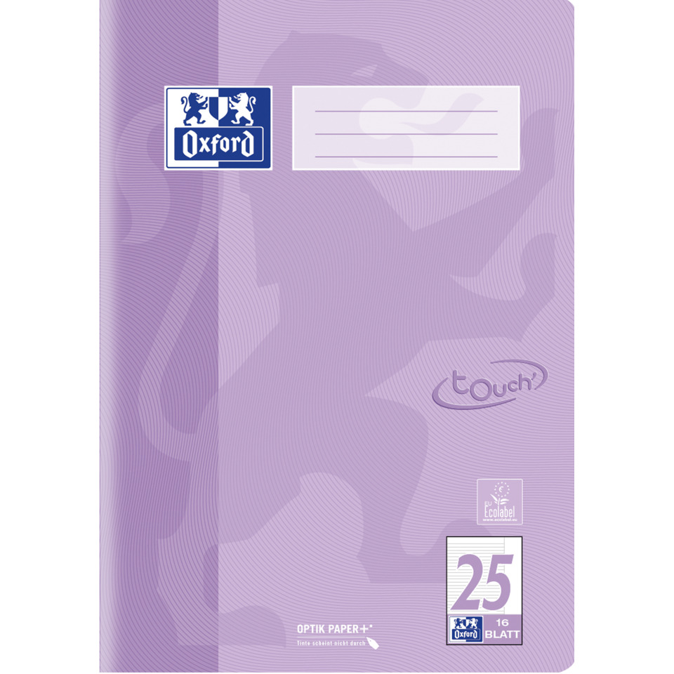 Notizblock, Notizpapier, Oxford, Lavendel, A4-Block