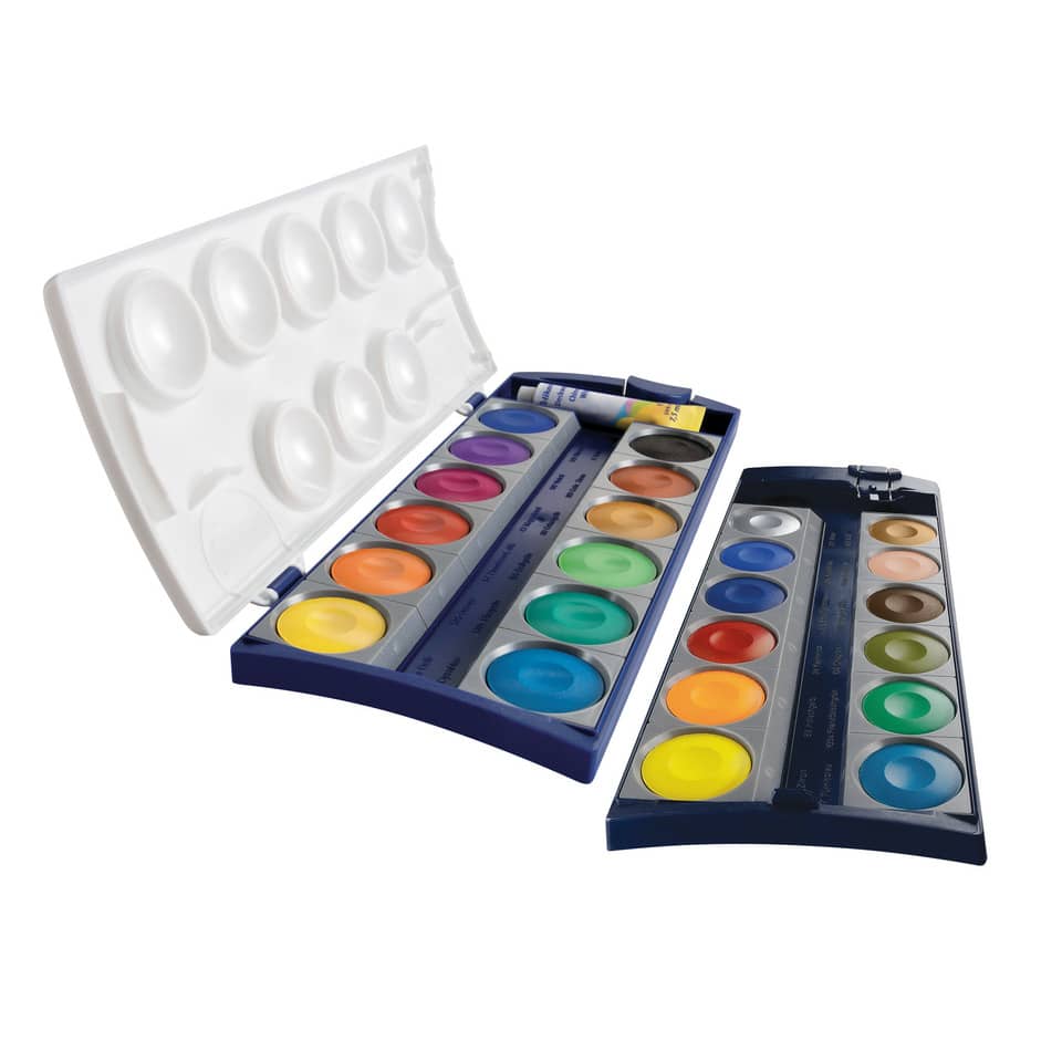 Aquarellfarben, Wasserfarben, Farbenkasten, Malset, Künstlerbedarf