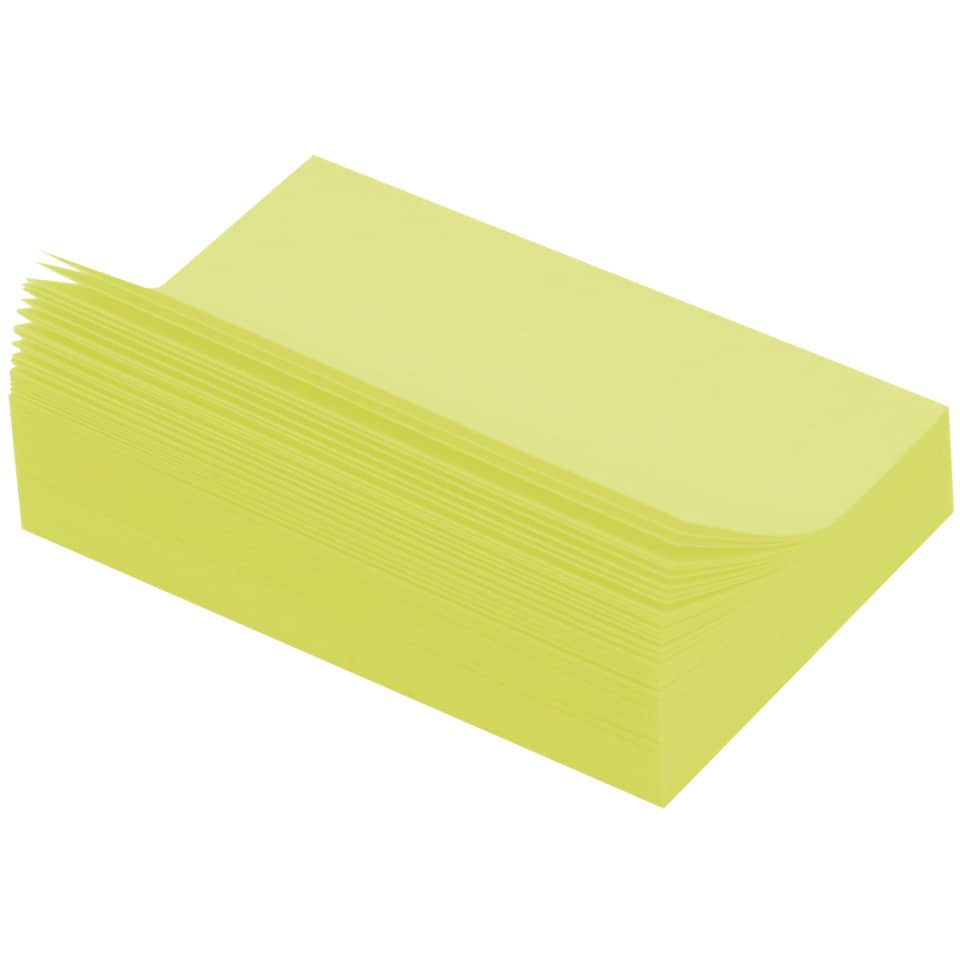 Post-its, Notizblöcke, Sticky Notes, Flip-Notizen, Neon Gelb