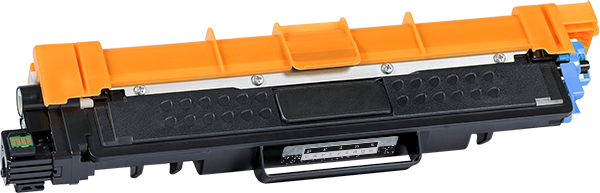 Tonerpatrone, Druckerpatrone, Lasertoner, Schwarzer Toner, Oranger Gehäuse