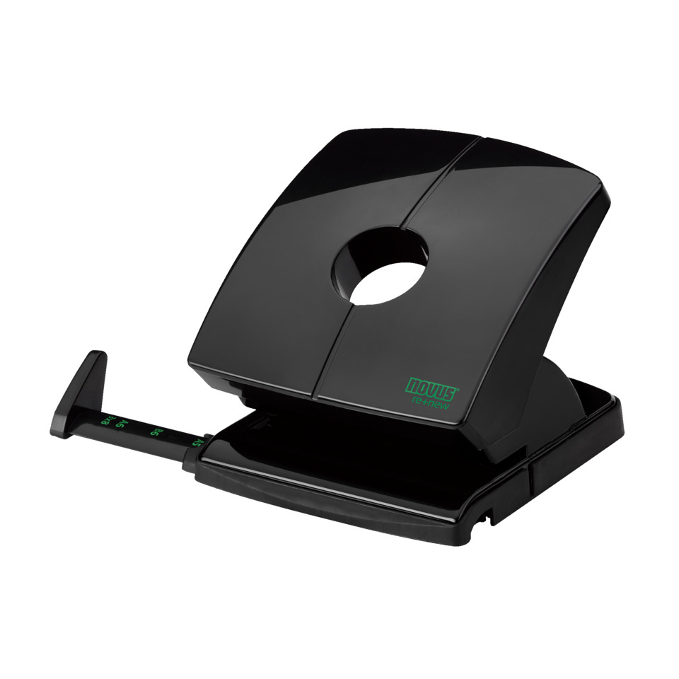 Locher, Bürobedarf, Schwarz, Klebemachine, Zweihalte-Locher