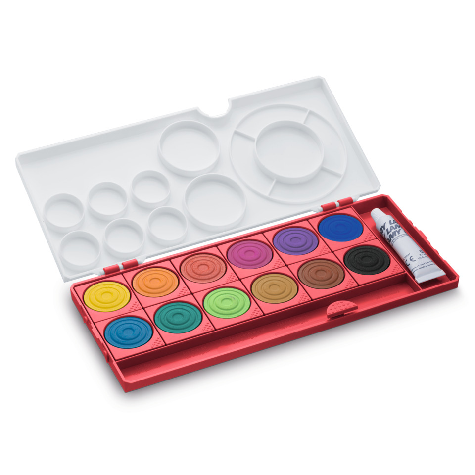 Aquarellfarben, Wassertank-Palette, Farbenbox, Kunstset, Pinselspitze?