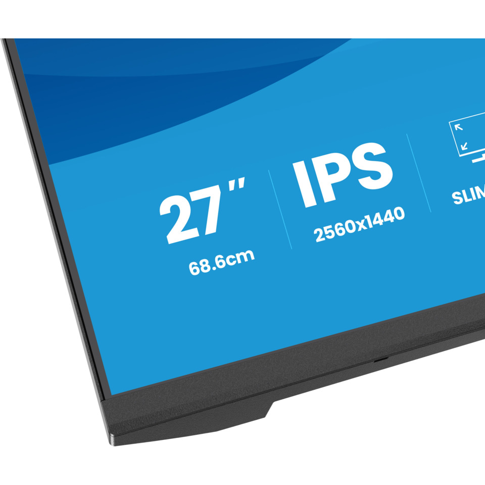 27 Zoll, IPS, 2560x1440, LCD-Monitor, Rahmenkante