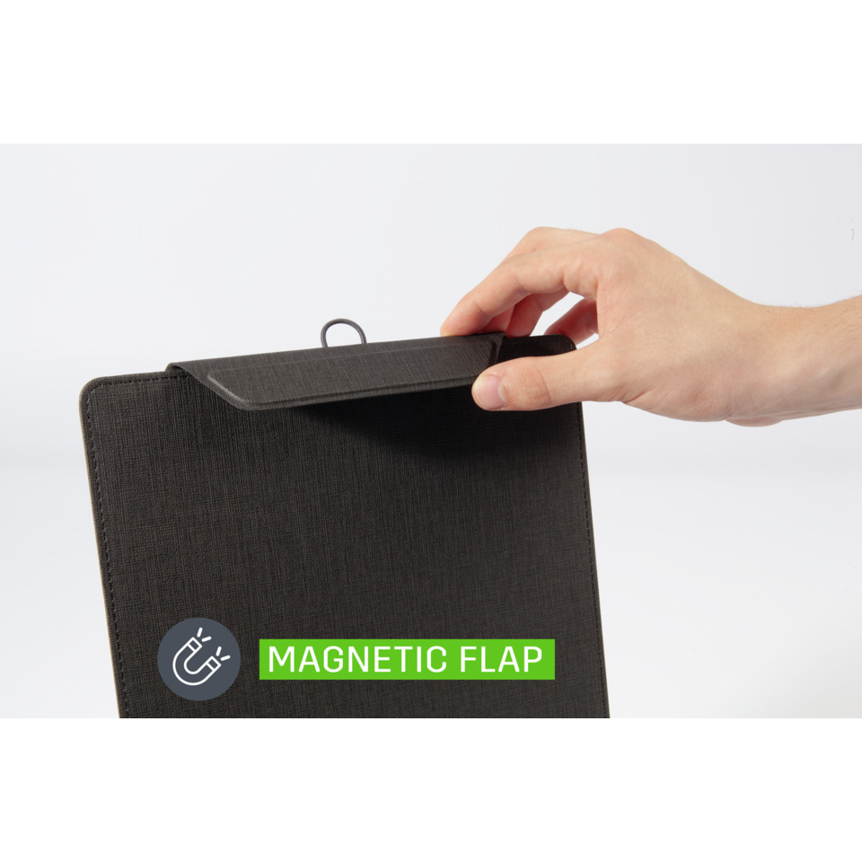 magnetic flap, case cover, folio, schwarz, handheld