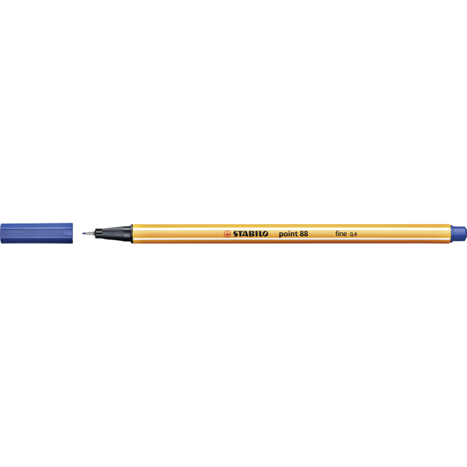 Kugelschreiber, Fineliner, Gelbstreak, Kunstbedarf, Schreibgerät, Marker, Fineliner, orange, Point 88, Stabilo