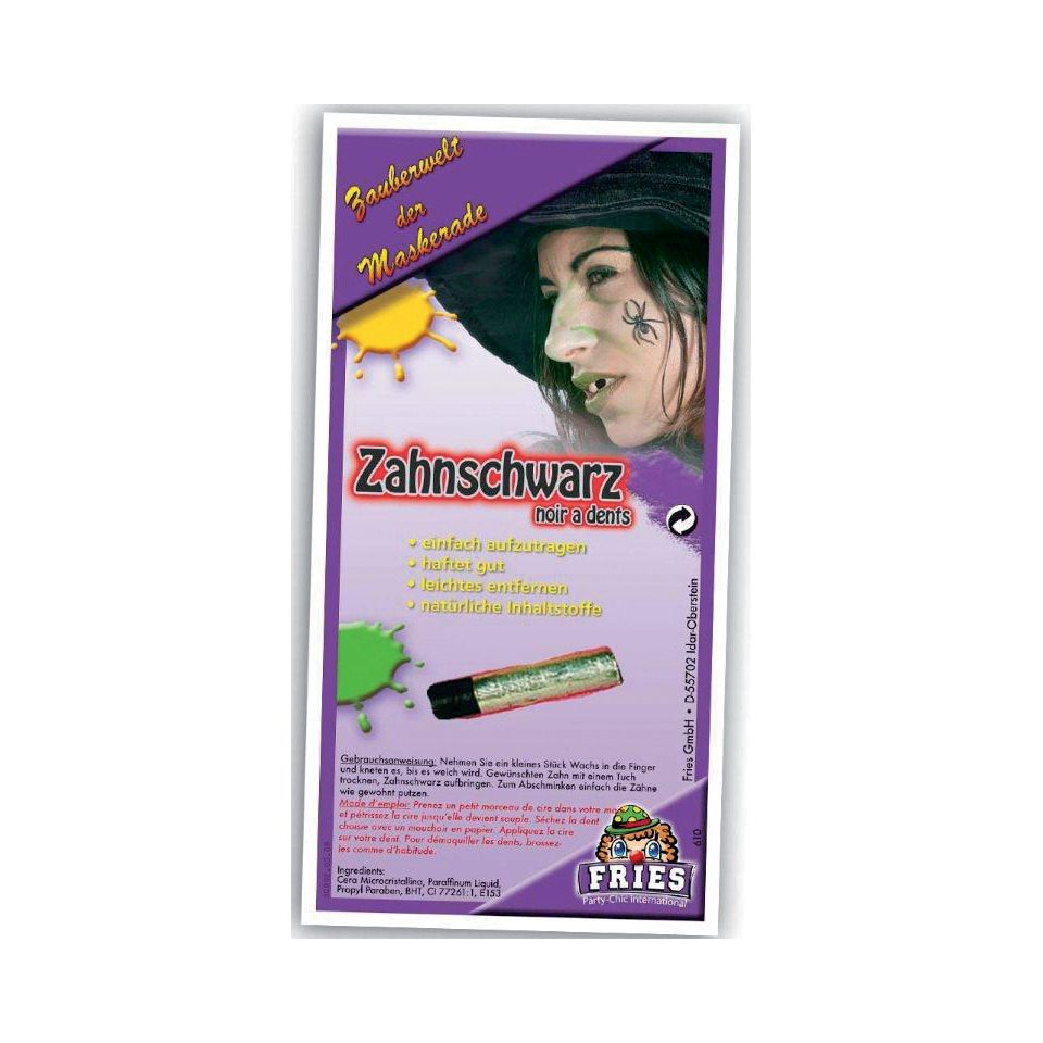 zahncreme, zahnfarbe, zahn schwarz, fries, packung zahncreme
