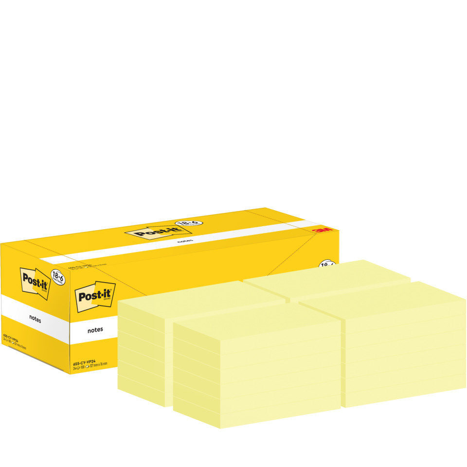 Post-it Notizen, Notizblöcke, Haftnotizen, Kleine Gelbe, Post-it Box