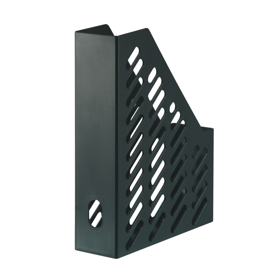 Dateiablage, Halterung, Metall, Schwarz, Ventilationsloch