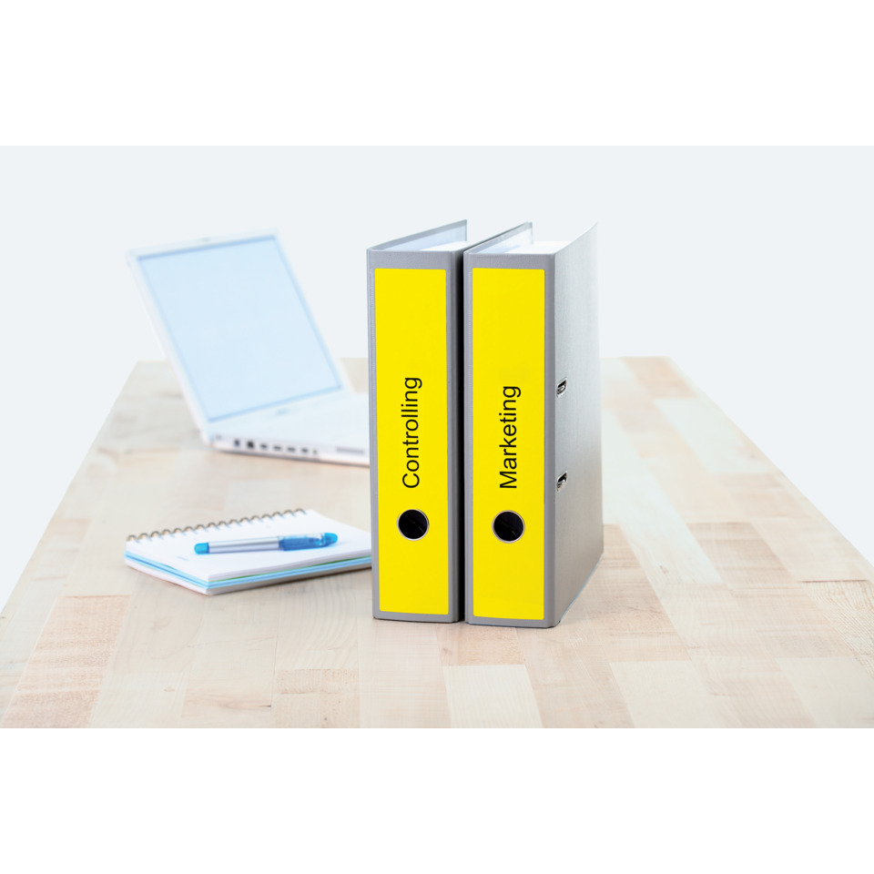 Ordner, Ablage, Bücherordner, Gelb, Marketing, Ordner, Aktenordner, Kontrolling, Marketing, Aktenmappe