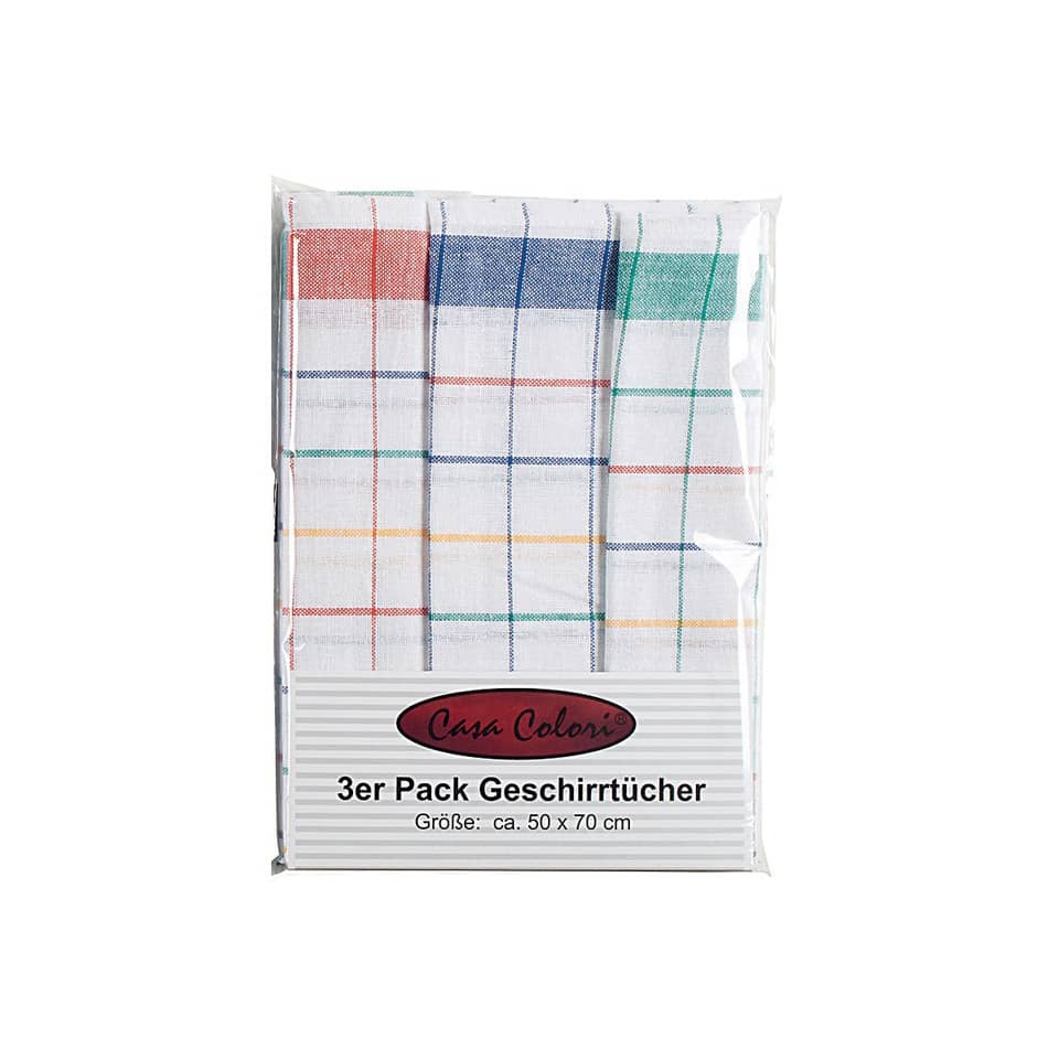Geschirrtuch, Küchentücher, Mehrfachpack, Vichy-Karo, Baumwolle