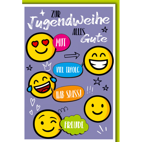 Jugendweihekarte  17525