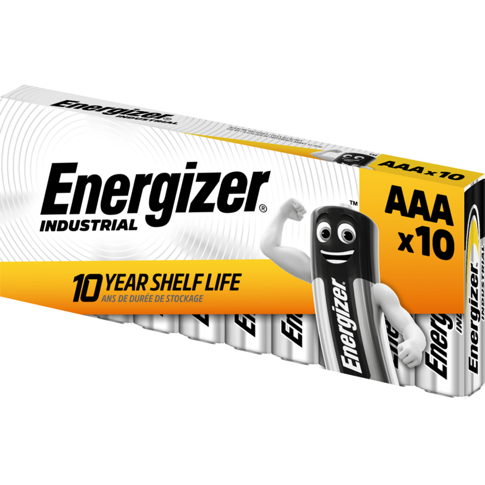 AAA-Batterien, Alkaline, Batteriepack, Energizer, 10-Stück