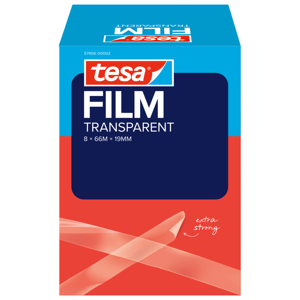 Filme, Transparent, Tesa, Klebefilm, 8×66mm×19mm