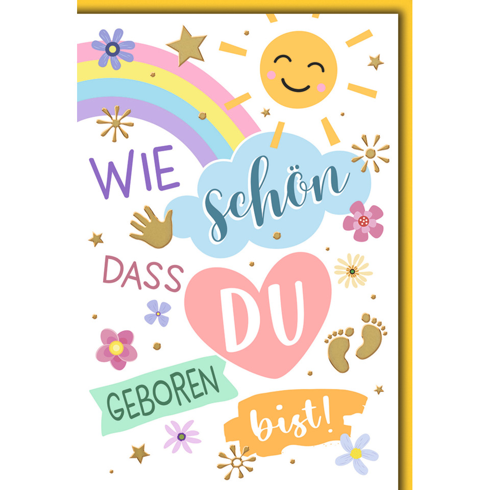 Grußkarte, Geburtstagskarte, Karte, Poesie, Kinderthema