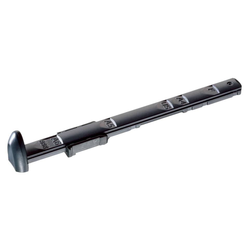 Anschlagschiene für Locher 5058, Kunststoff, dunkelgrau LEITZ 1725-00-89 Schwert, Waffe