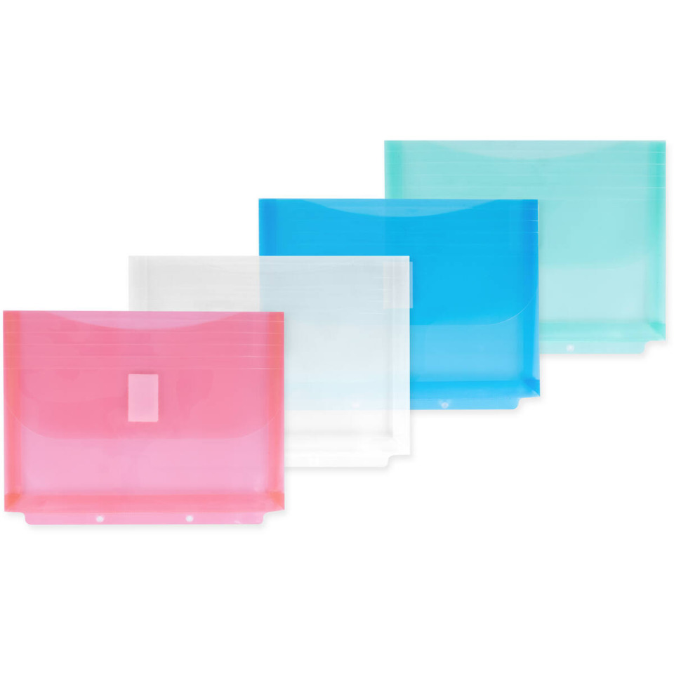 Kunststofftasche, Kartenhülle, Transparente Tasche, Farbige Geldbörse, Sammeltasche