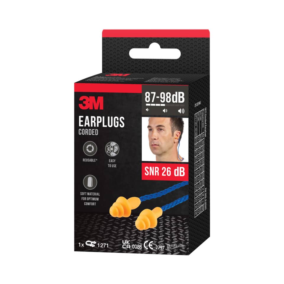 Ohrstöpsel, In-Ear, Kabelgebunden, SNR 26 dB, Soft Material